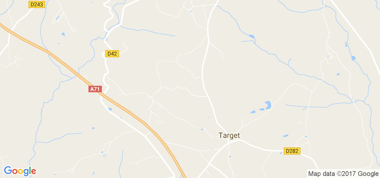 map de la ville de Target