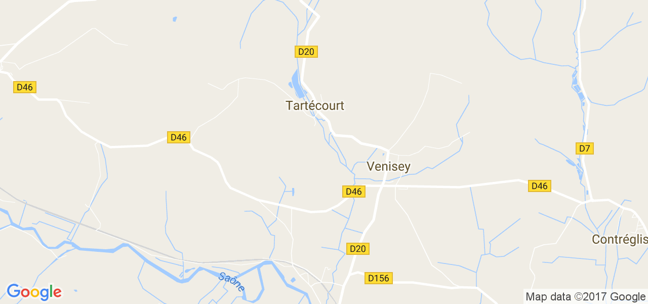 map de la ville de Tartécourt