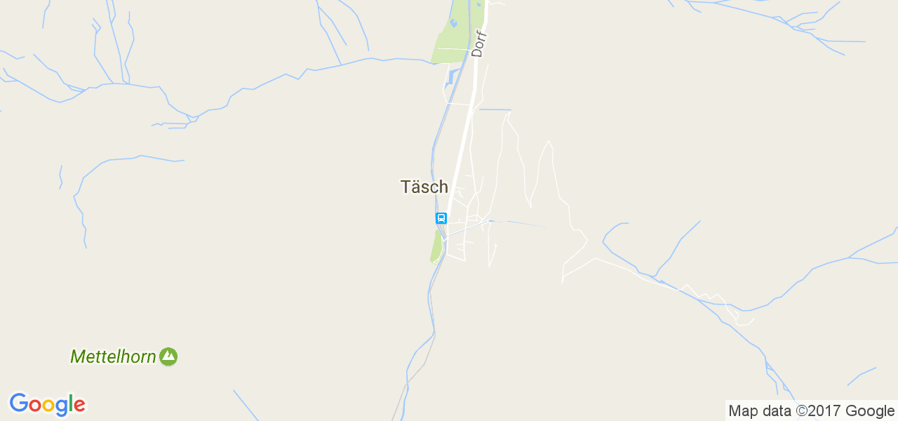 map de la ville de Täsch