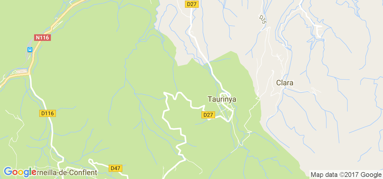 map de la ville de Taurinya