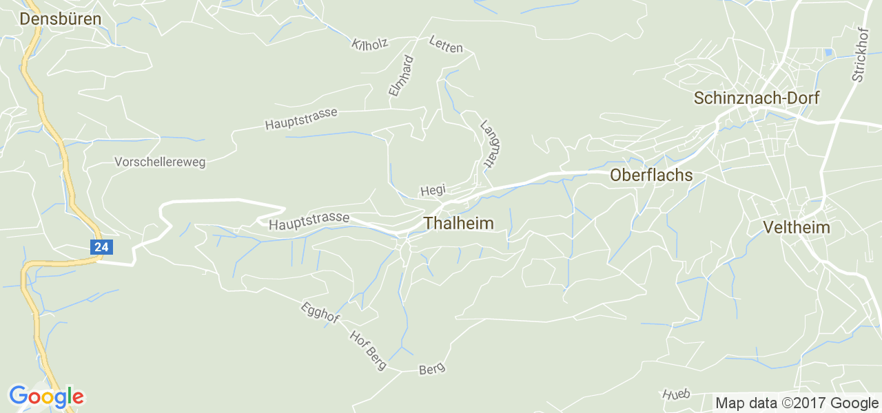 map de la ville de Thalheim