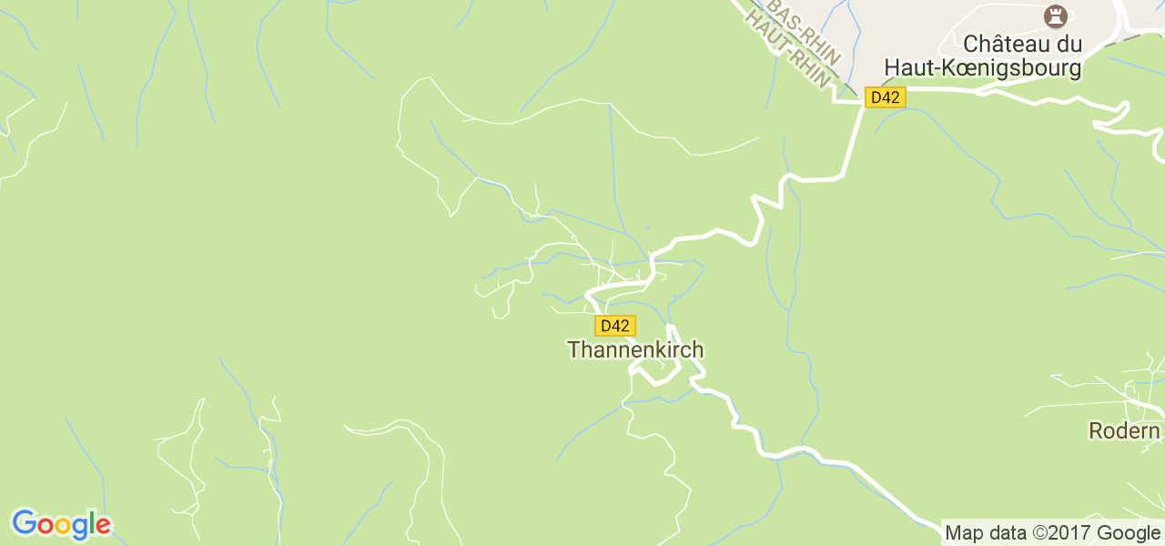 map de la ville de Thannenkirch