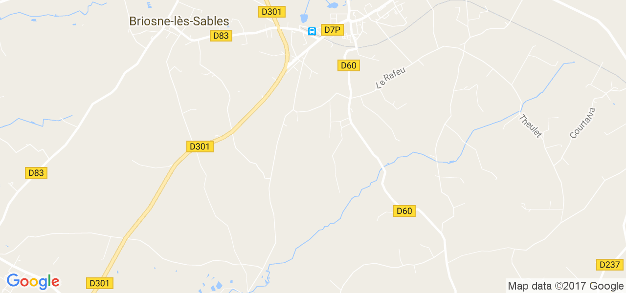 map de la ville de Thorigné-Fouillard