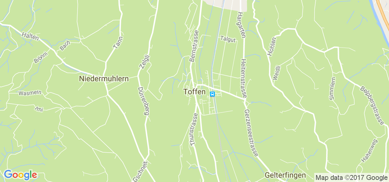 map de la ville de Toffen