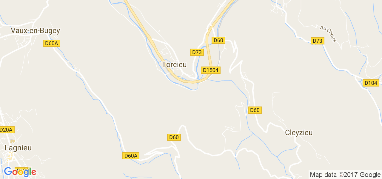 map de la ville de Torcieu