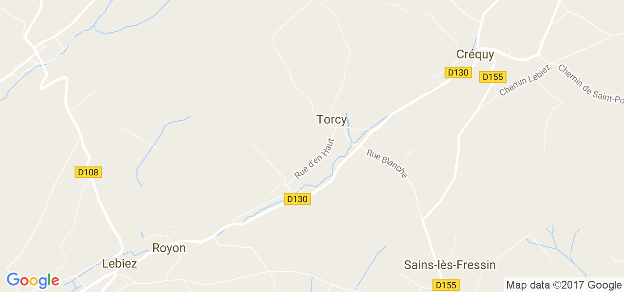 map de la ville de Torcy