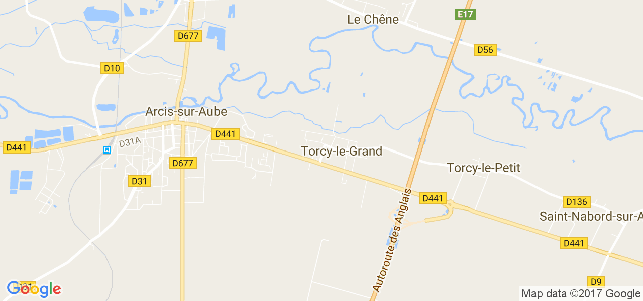 map de la ville de Torcy-le-Grand