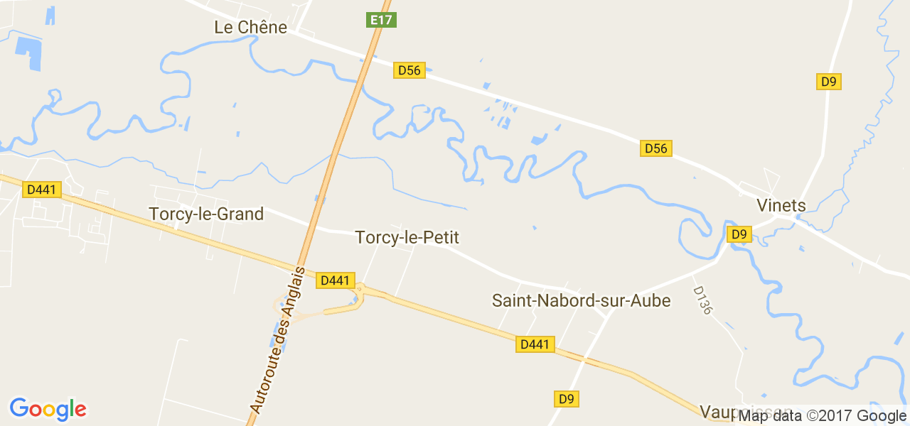 map de la ville de Torcy-le-Petit