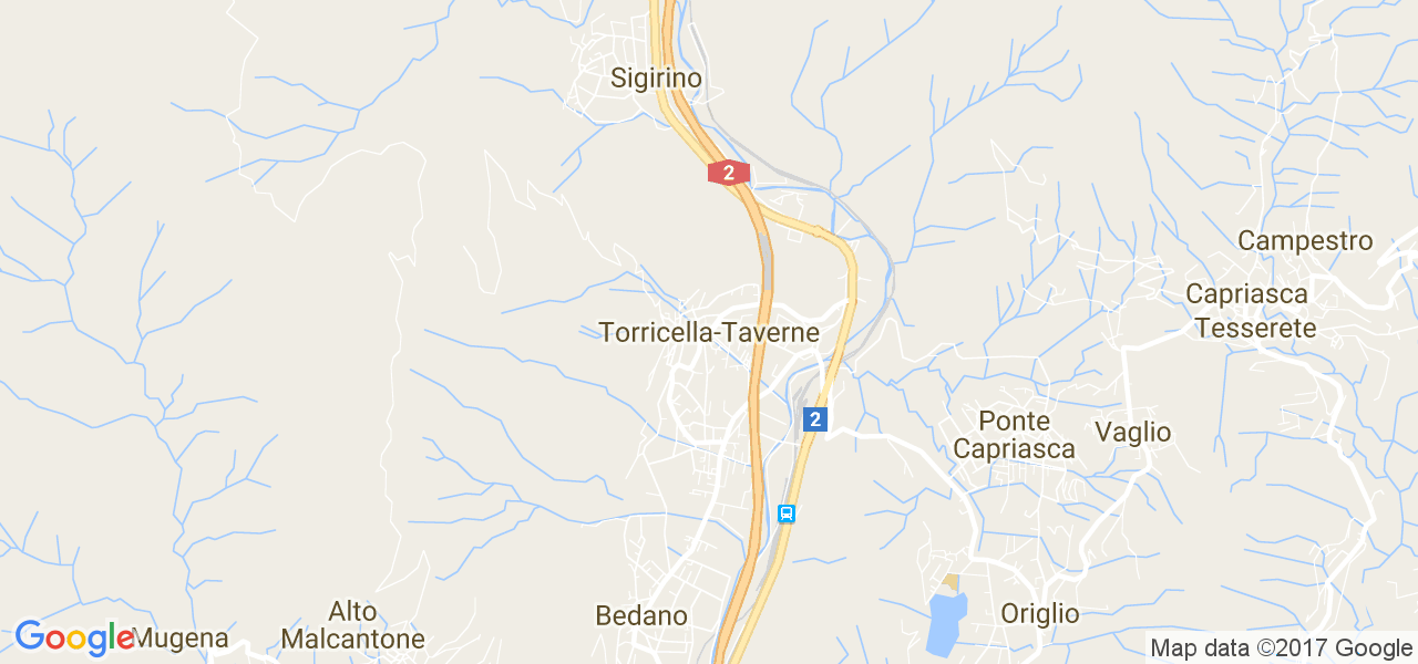 map de la ville de Torricella-Taverne