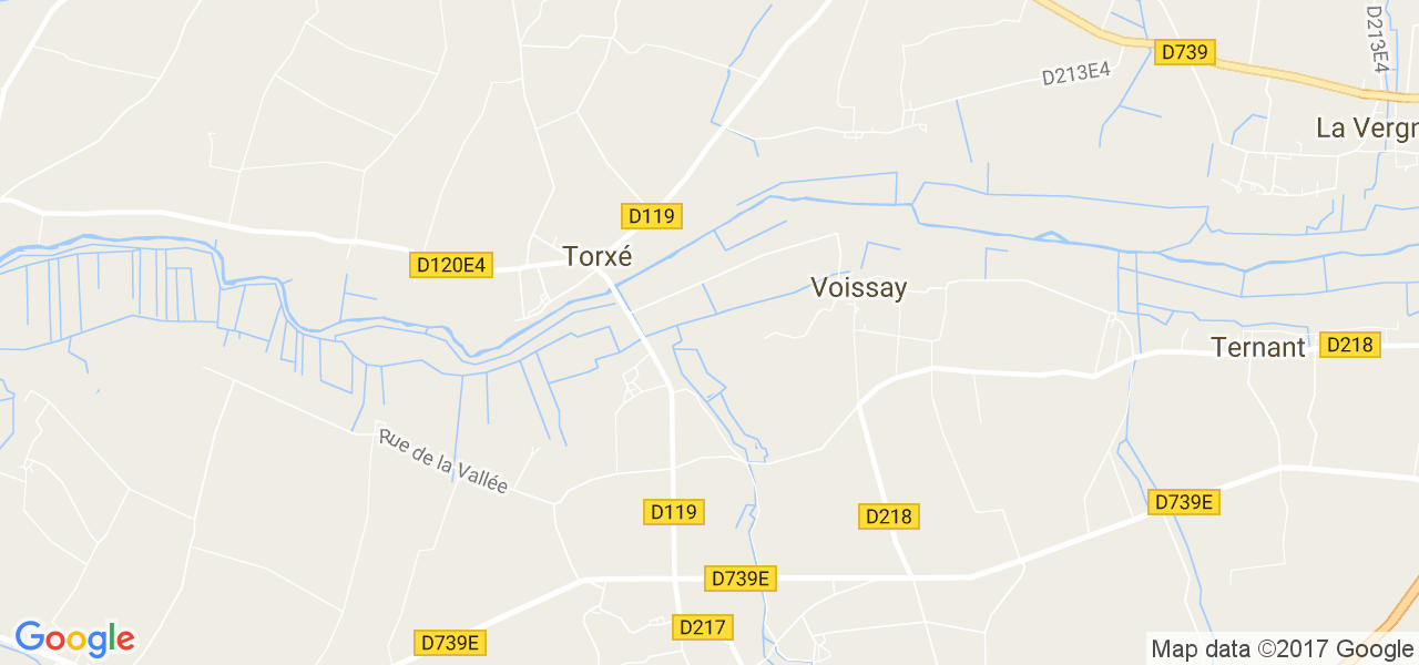 map de la ville de Torxé