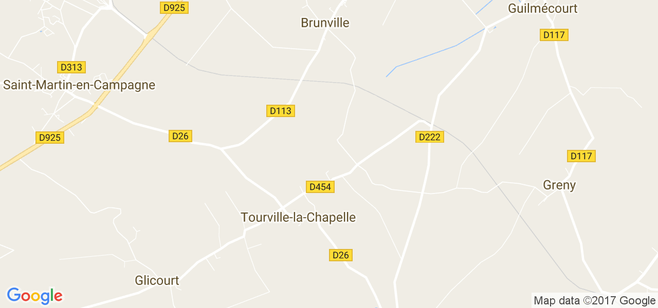 map de la ville de Tourville-la-Chapelle