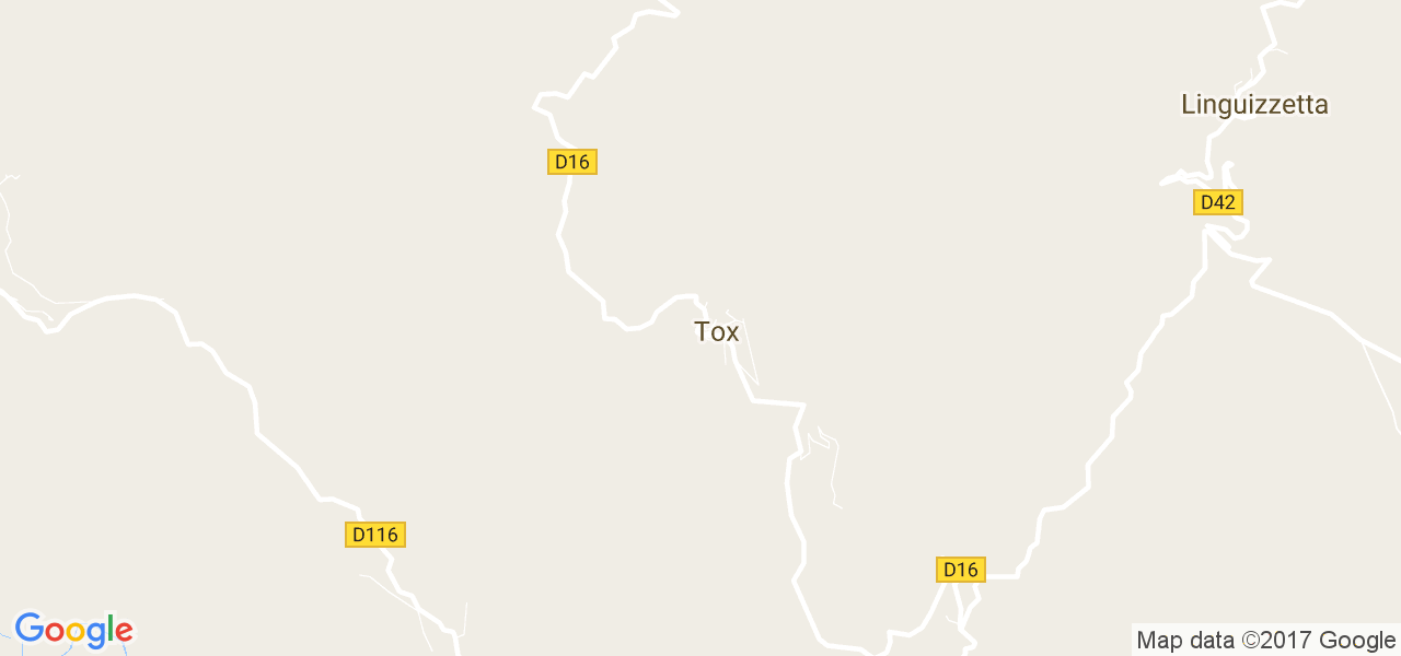 map de la ville de Tox