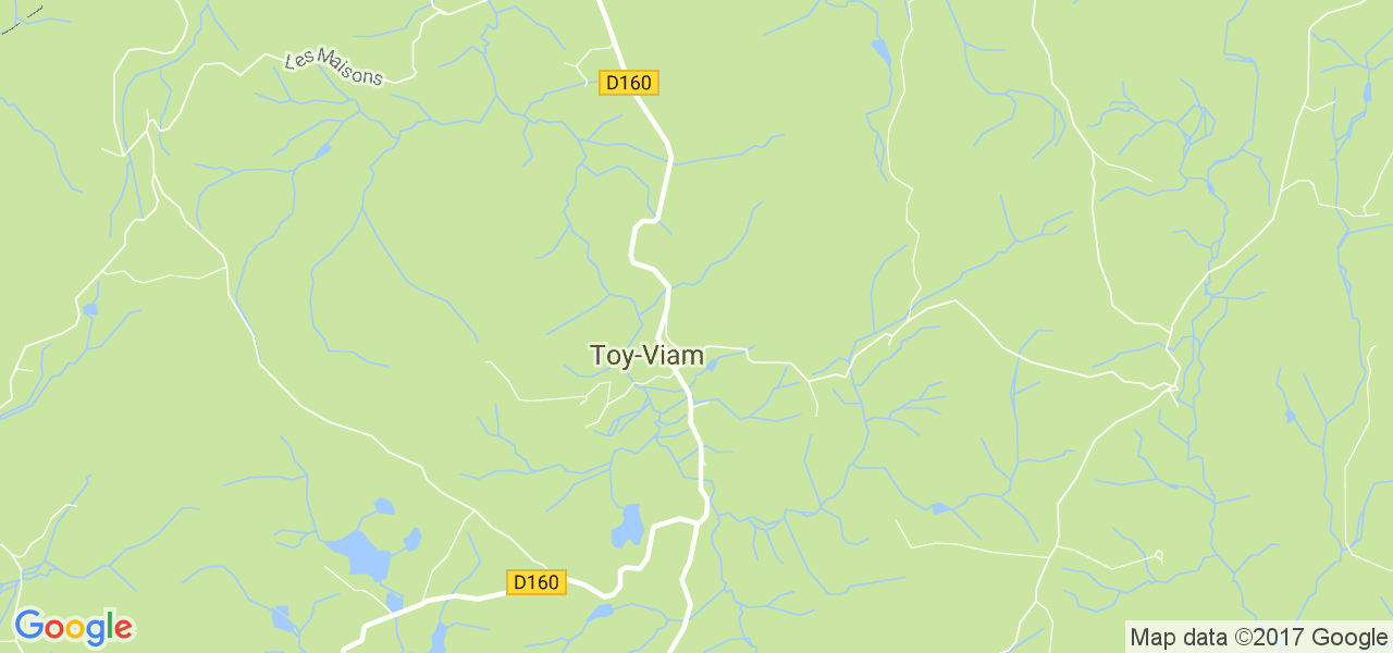 map de la ville de Toy-Viam