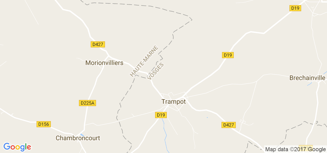 map de la ville de Trampot