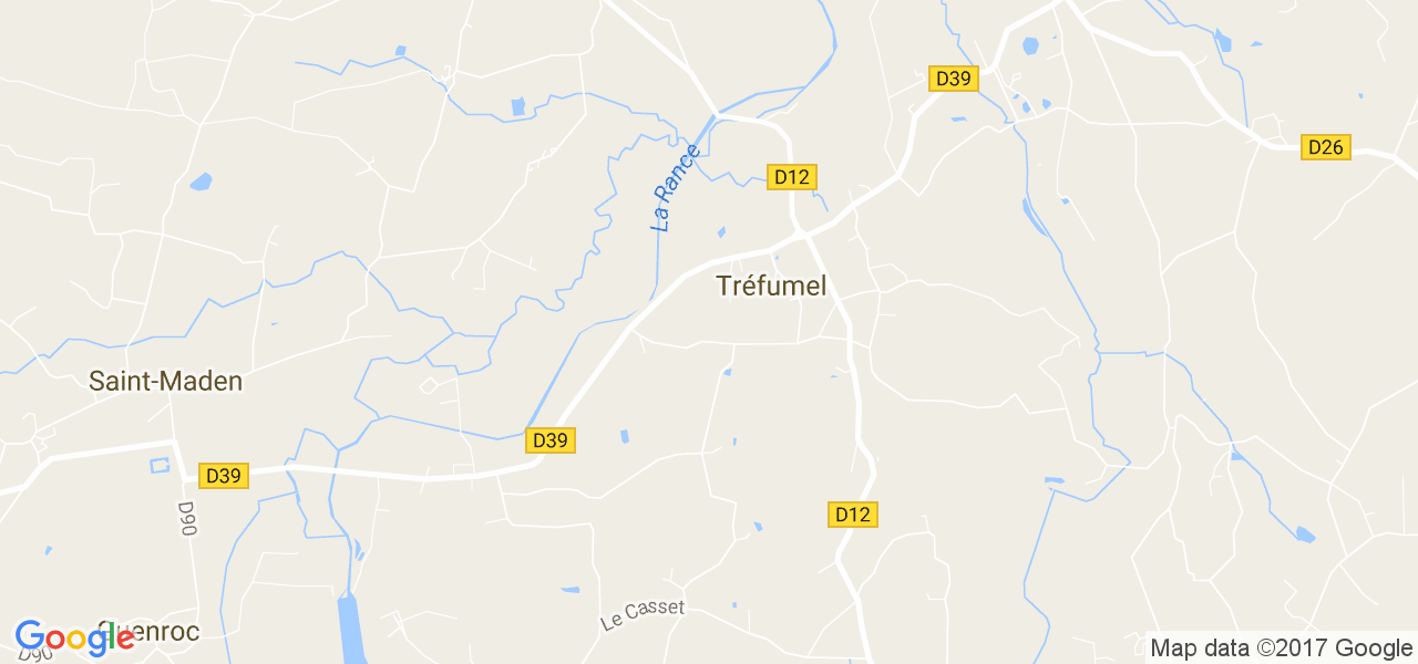 map de la ville de Tréfumel