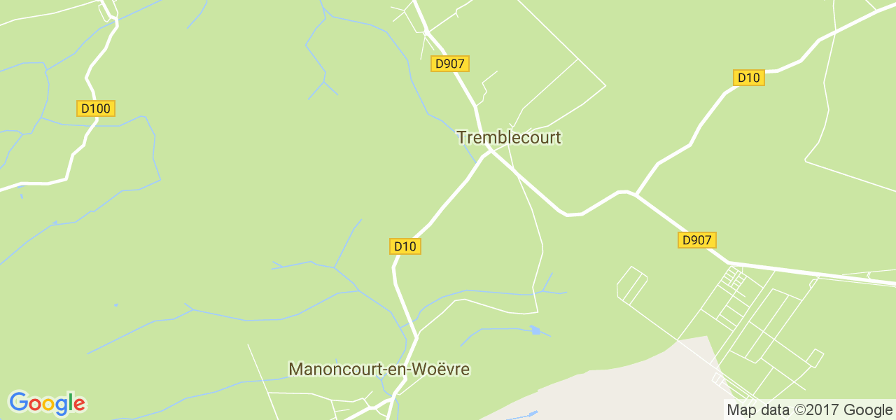 map de la ville de Tremblecourt