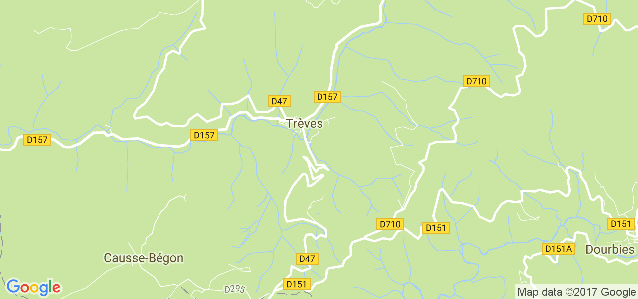 map de la ville de Trèves