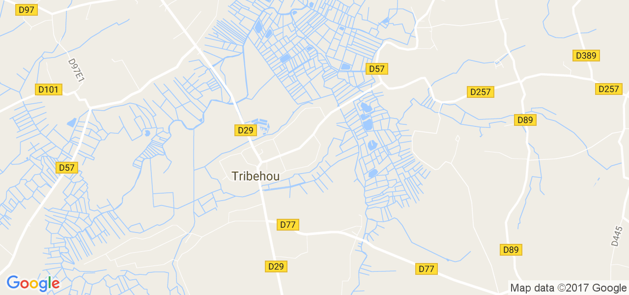 map de la ville de Tribehou