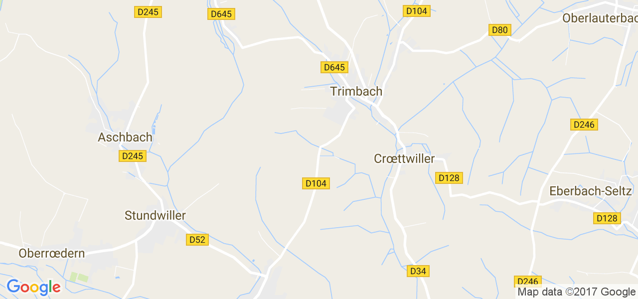 map de la ville de Trimbach