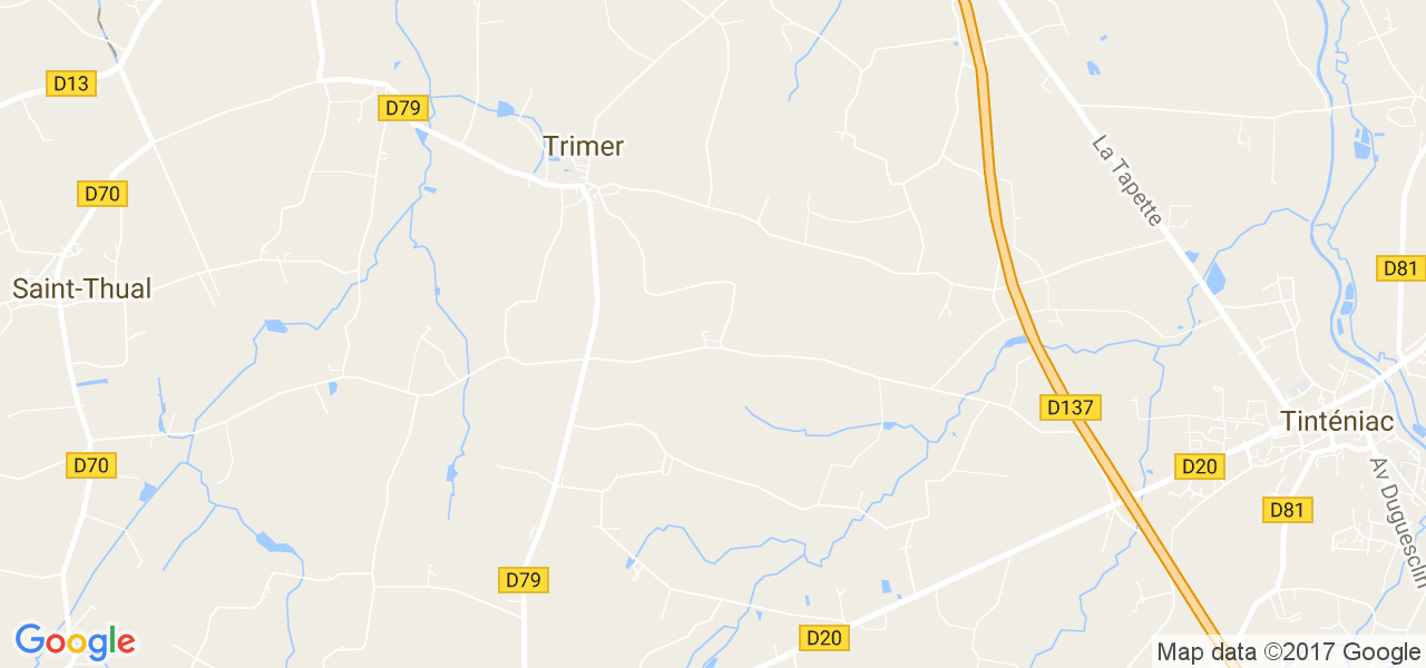 map de la ville de Trimer