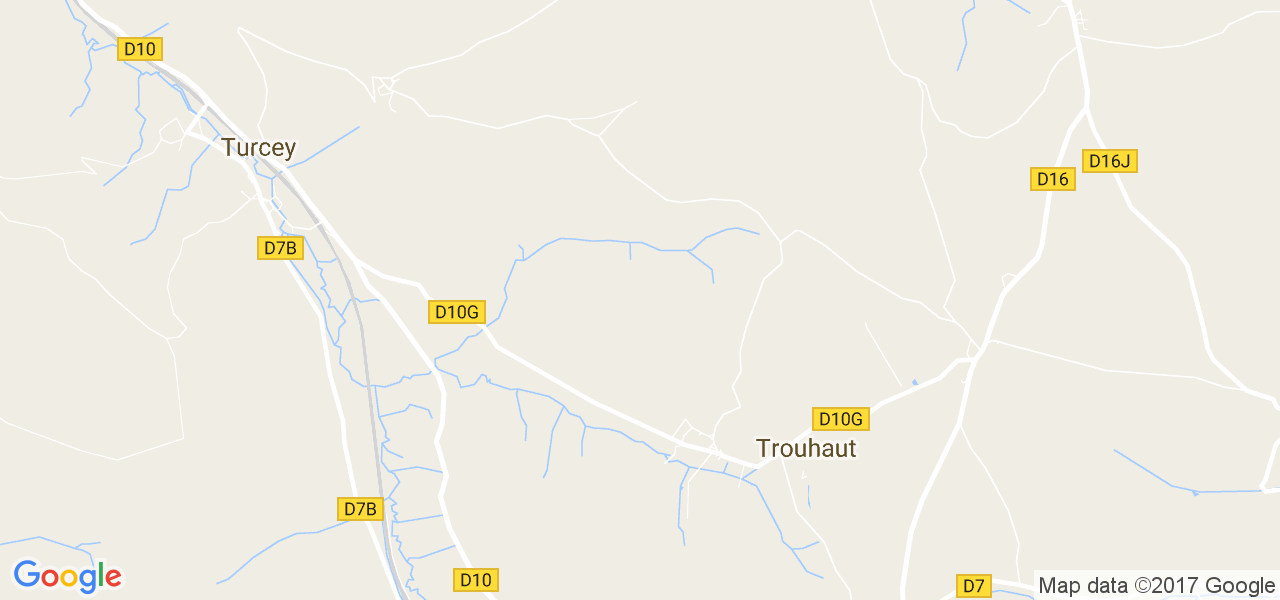 map de la ville de Trouhaut