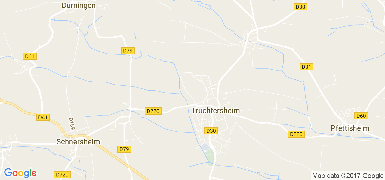 map de la ville de Truchtersheim