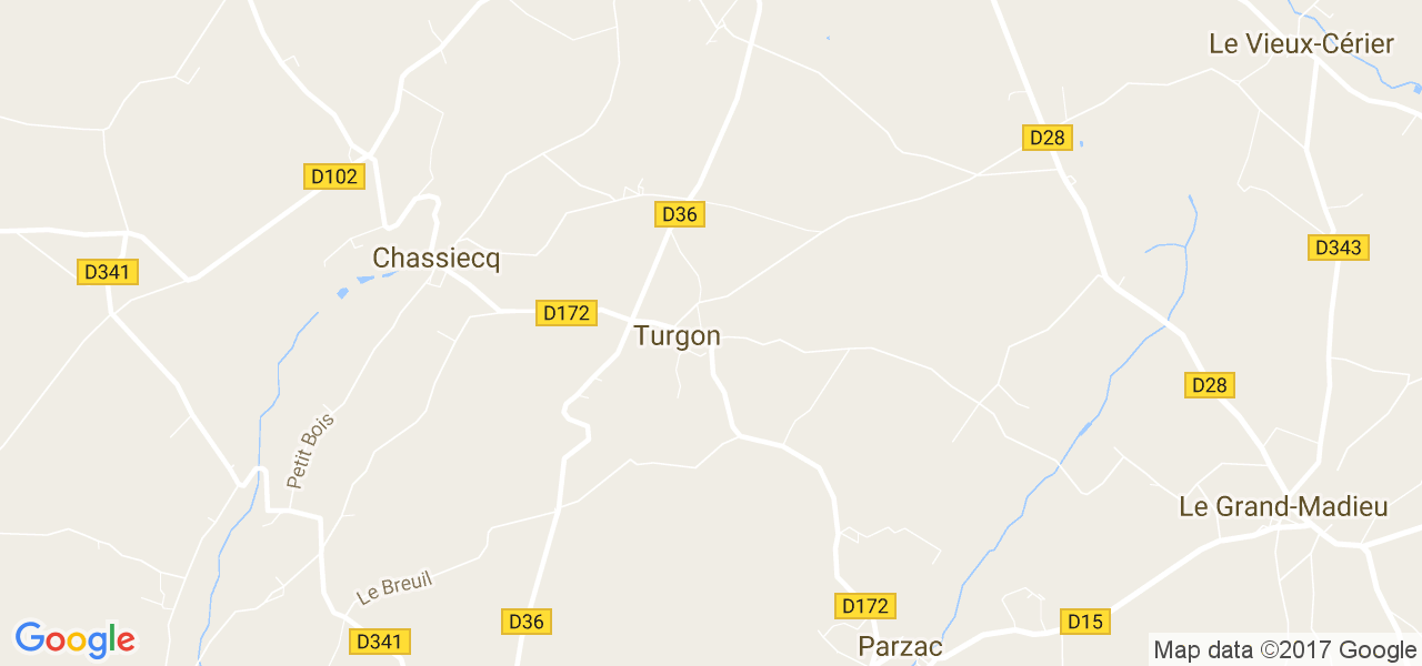 map de la ville de Turgon