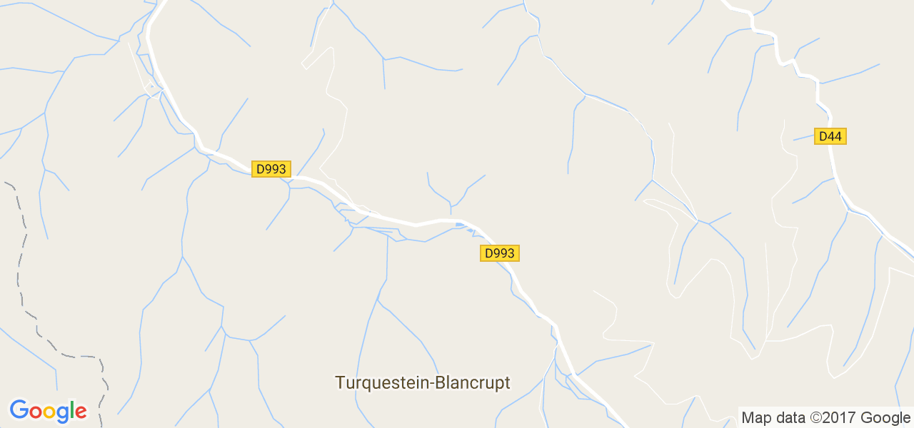 map de la ville de Turquestein-Blancrupt