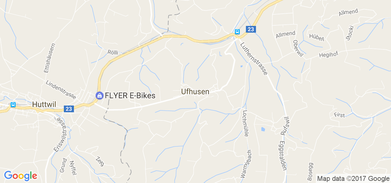 map de la ville de Ufhusen