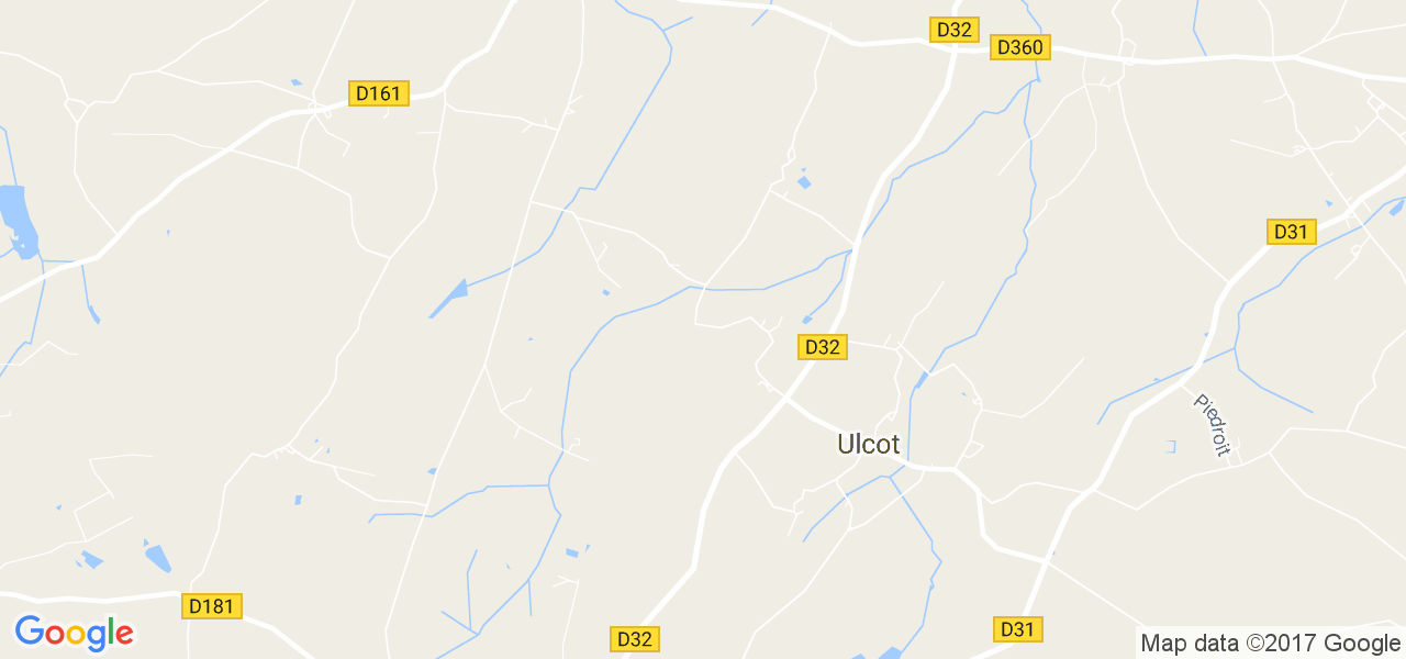 map de la ville de Ulcot