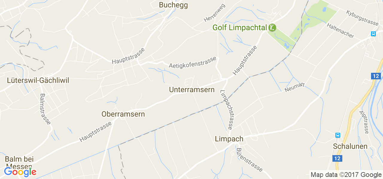 map de la ville de Unterramsern