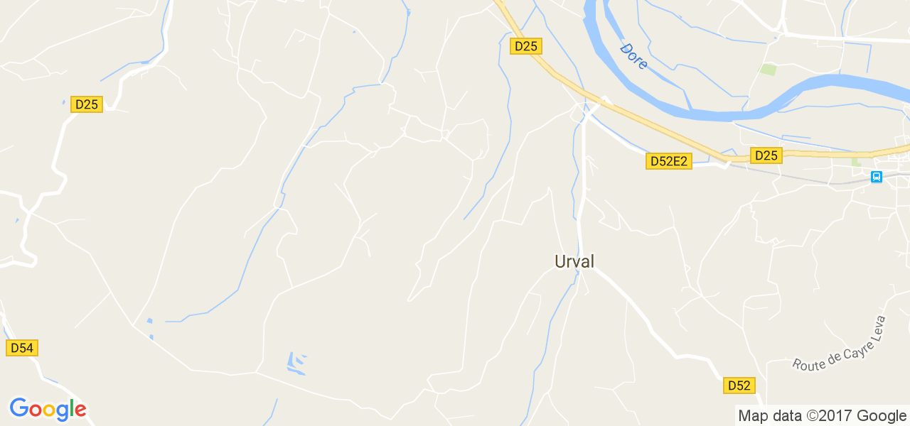 map de la ville de Urval