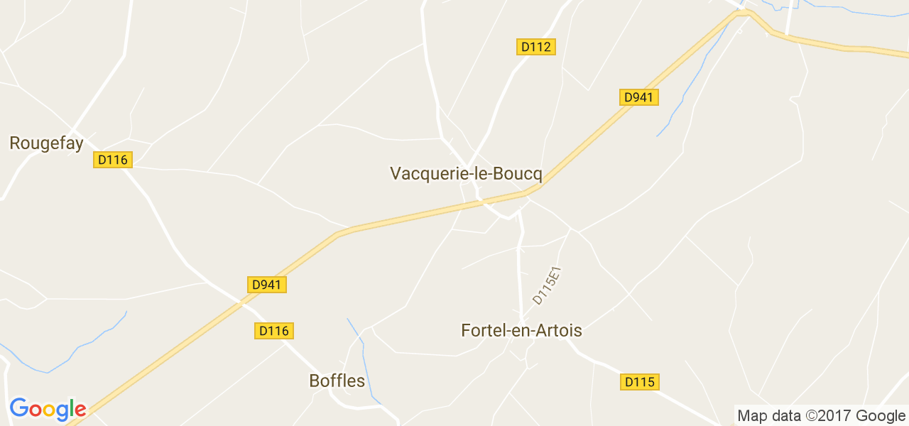 map de la ville de Vacquerie-le-Boucq