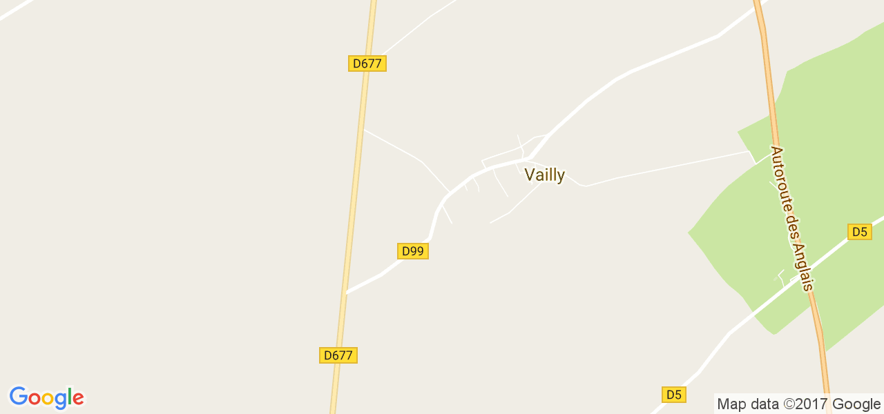 map de la ville de Vailly