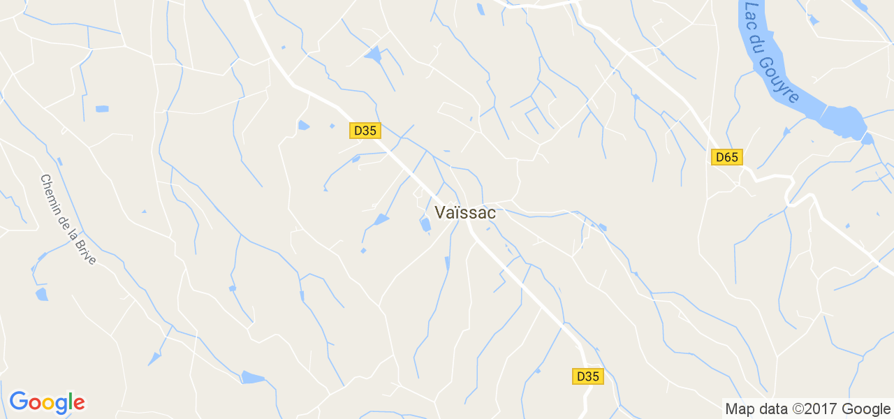 map de la ville de Vaïssac