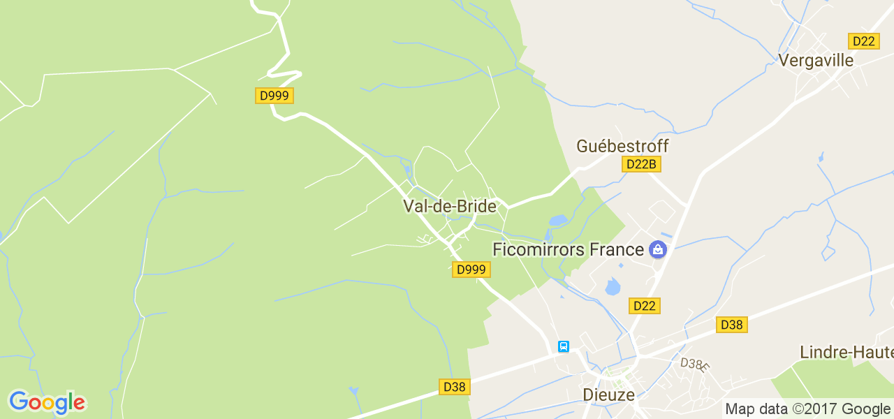 map de la ville de Val-de-Bride