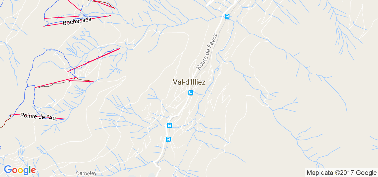 map de la ville de Val-d'Illiez