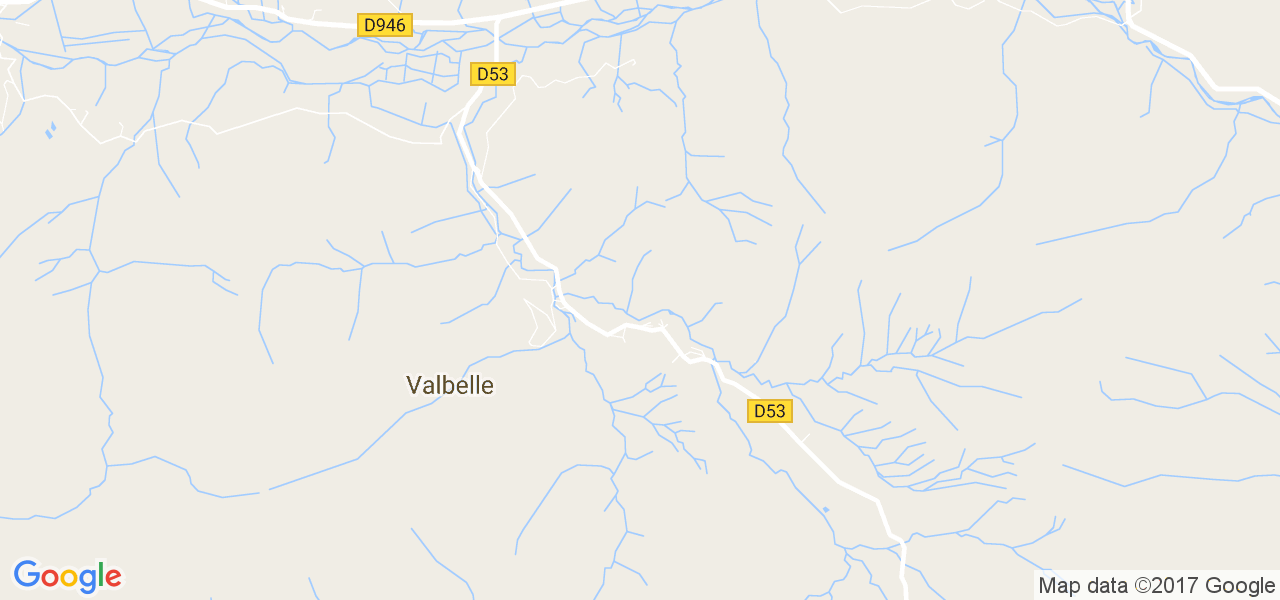 map de la ville de Valbelle