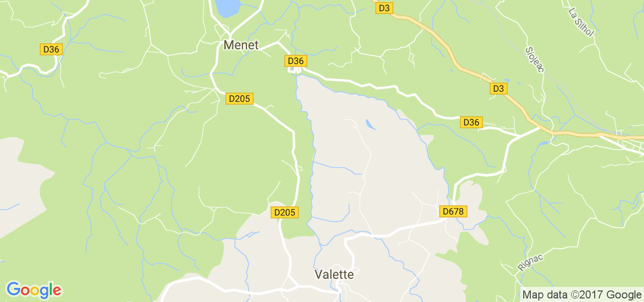 map de la ville de Valette