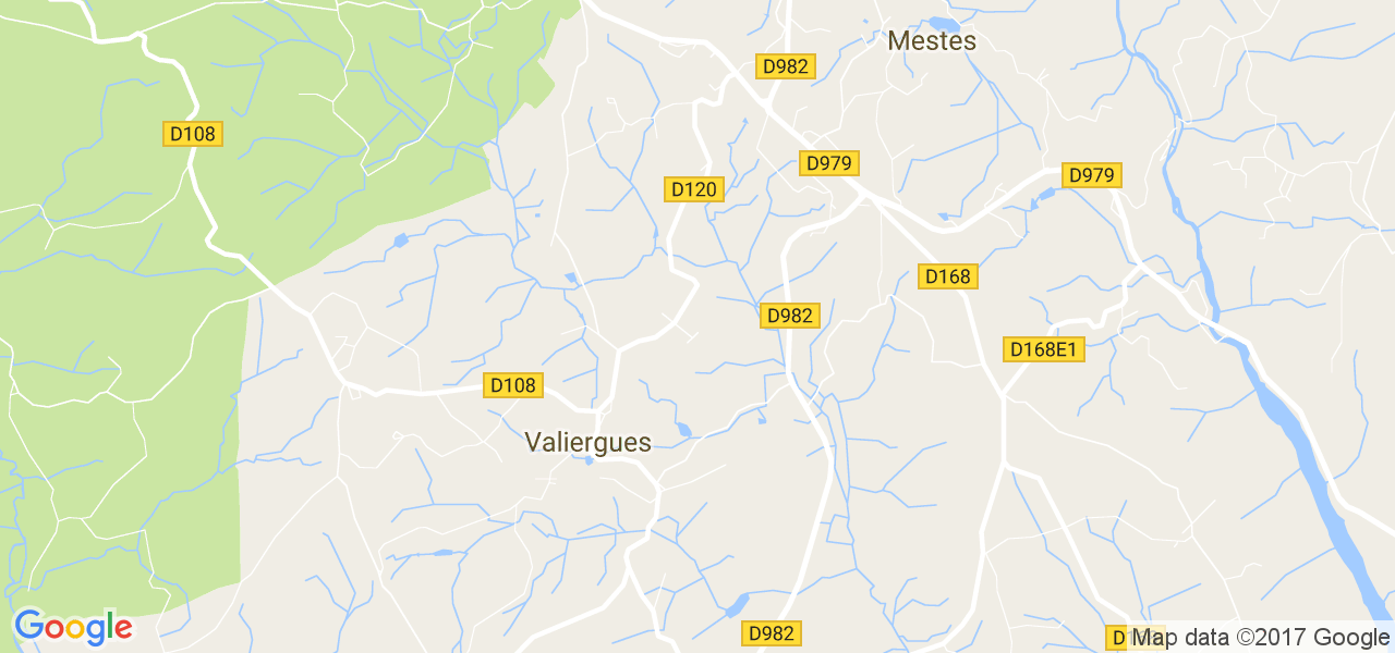 map de la ville de Valiergues