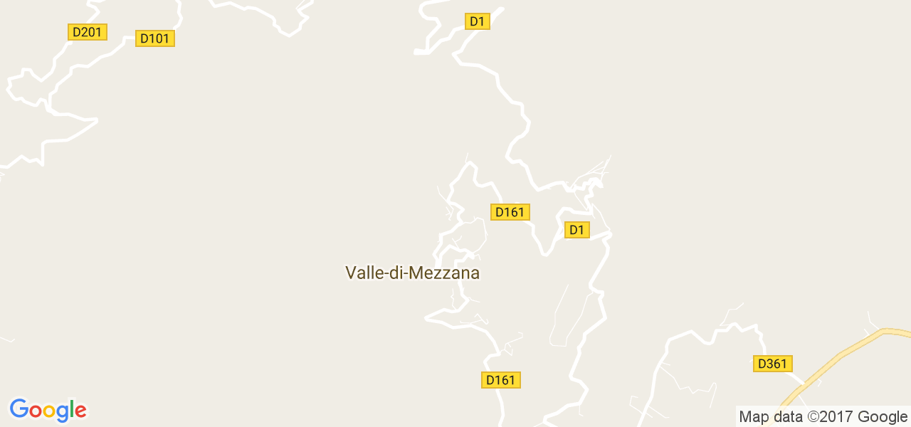 map de la ville de Valle-di-Mezzana