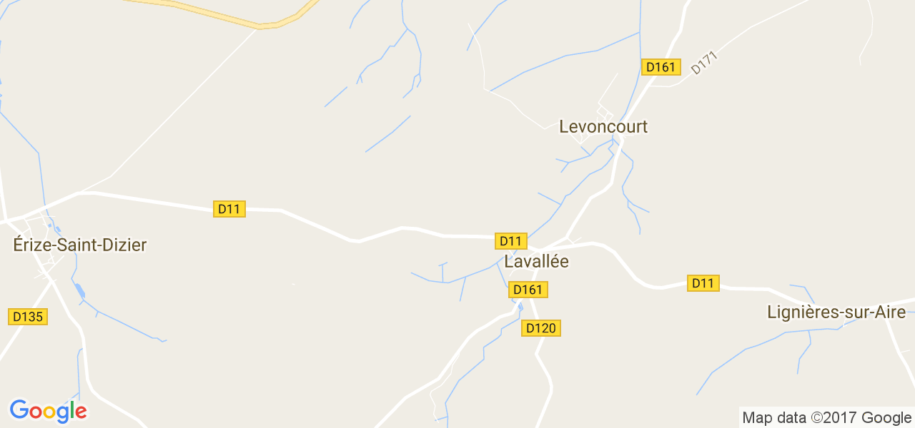 map de la ville de Vallée