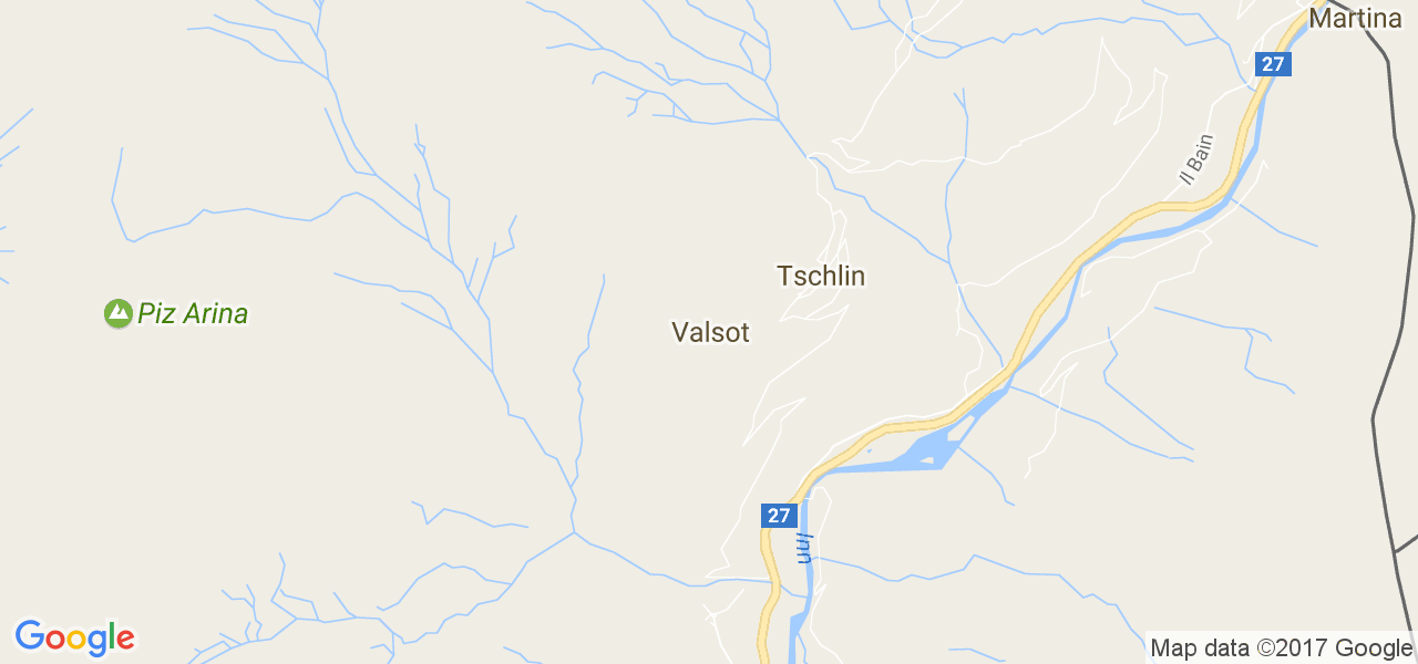 map de la ville de Valsot