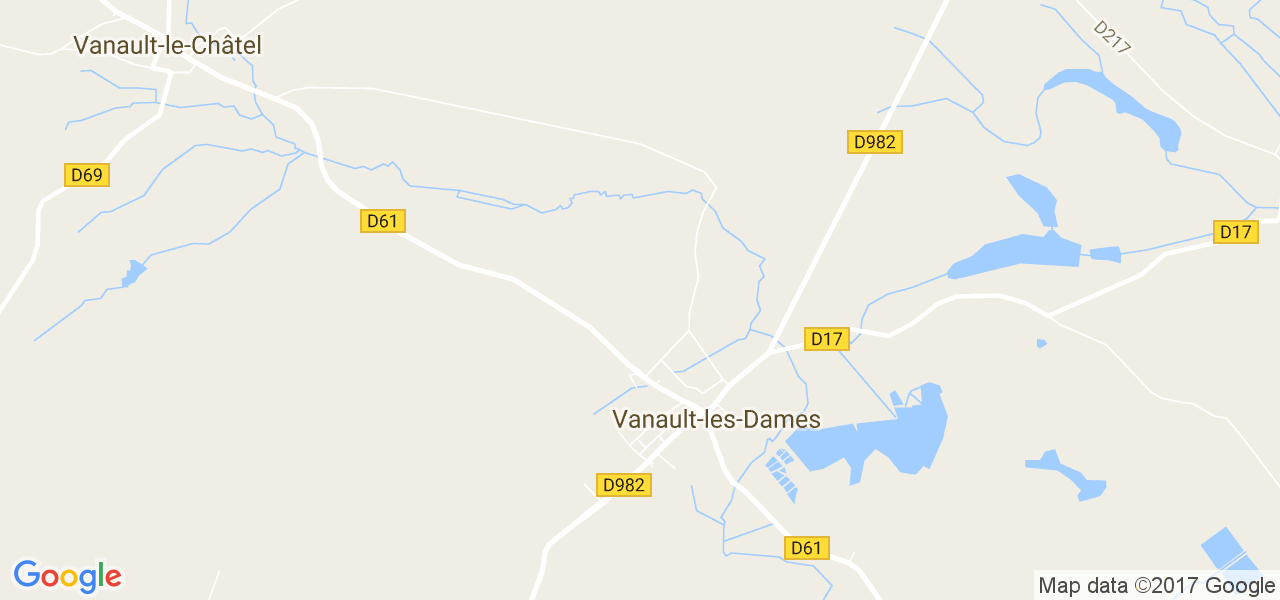 map de la ville de Vanault-les-Dames