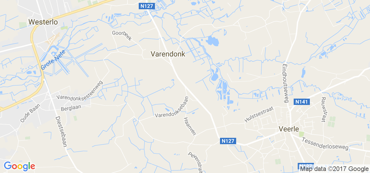 map de la ville de Varendonk