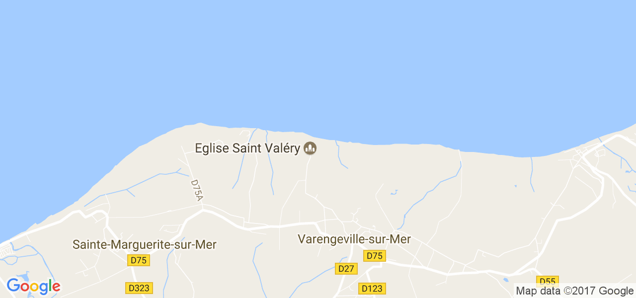 map de la ville de Varengeville-sur-Mer