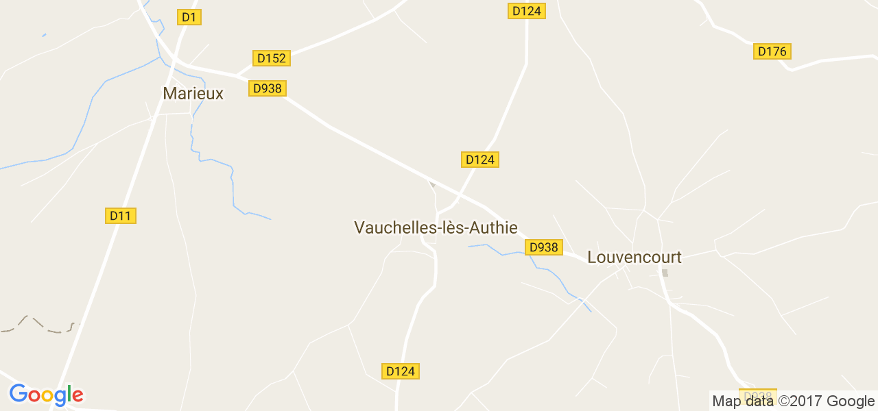 map de la ville de Vauchelles-lès-Authie