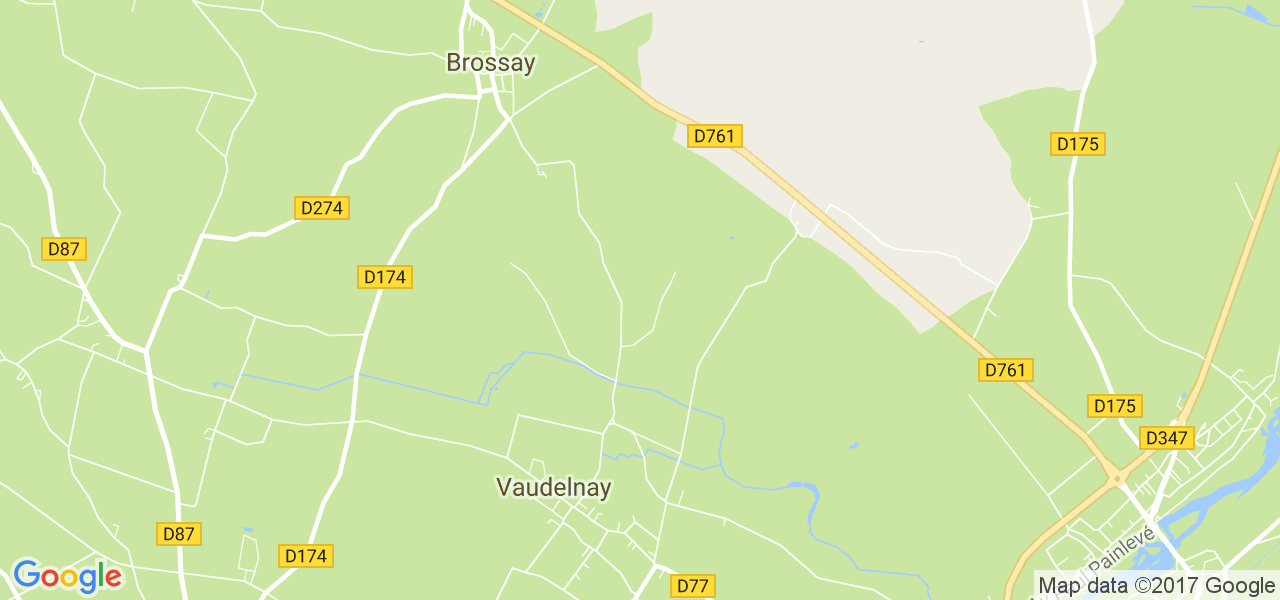 map de la ville de Vaudelnay