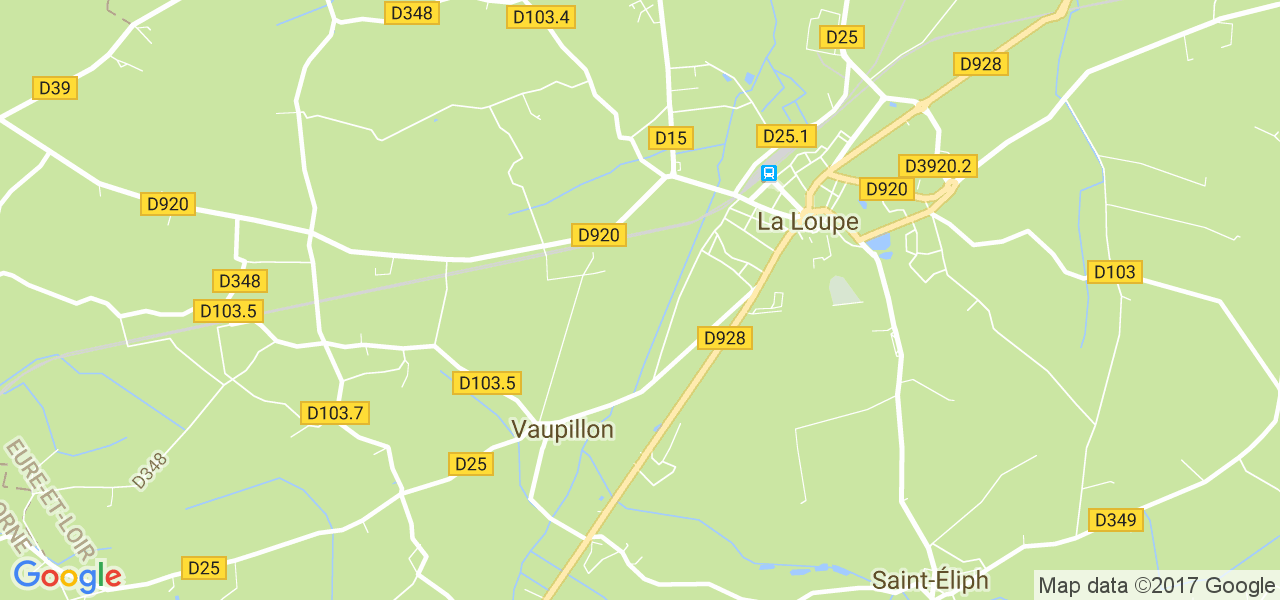 map de la ville de Vaupillon