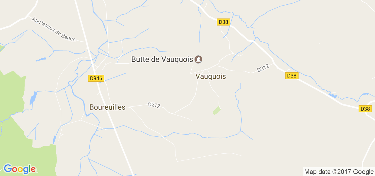 map de la ville de Vauquois